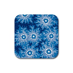 Waterhole Dreaming 90 Hogarth Arts Rubber Square Coaster (4 Pack)