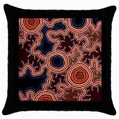 Pathways New Hogarth Arts Throw Pillow Case (black)