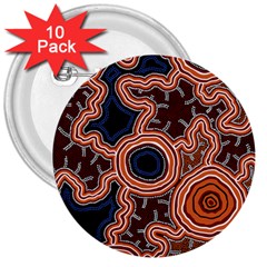 Pathways New Hogarth Arts 3  Buttons (10 Pack) 