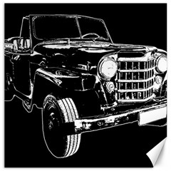 Classic Car Isolated Graphic Canvas 12  X 12  by dflcprintsclothing