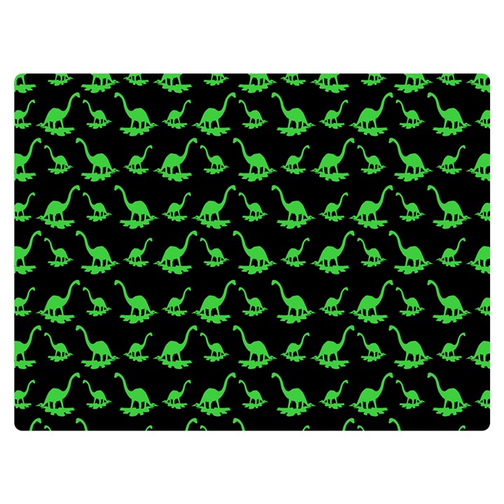 Our dino friends Two Sides Premium Plush Fleece Blanket (Extra Small)