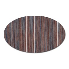 Dark Digital Wood Like Oval Magnet by ConteMonfrey