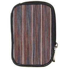 Dark digital Wood like Compact Camera Leather Case