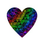 Pride Glass Heart Magnet Front