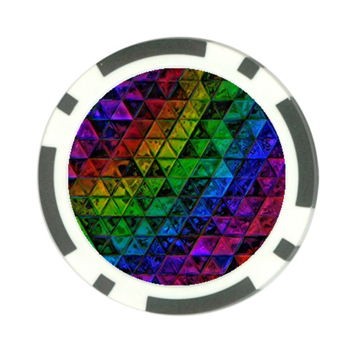 Pride Glass Poker Chip Card Guard (10 pack)