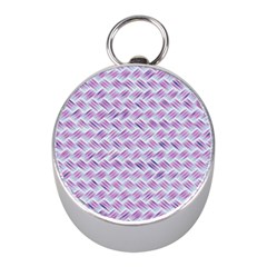 Purple Straw - Country Side  Mini Silver Compasses by ConteMonfrey