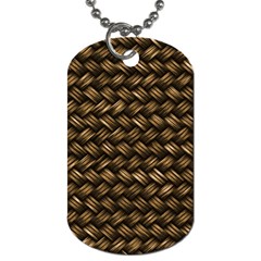 Brown Straw - Country Side Dog Tag (one Side) by ConteMonfrey