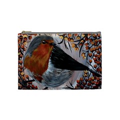 European Robin Cosmetic Bag (medium) by EireneSan