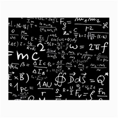 E=mc2 Text Science Albert Einstein Formula Mathematics Physics Small Glasses Cloth (2 Sides) by uniart180623