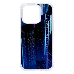 Night Music The City Neon Background Synth Retrowave Iphone 14 Pro Tpu Uv Print Case by uniart180623
