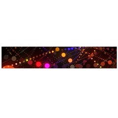 Abstract Light Star Design Laser Light Emitting Diode Large Premium Plush Fleece Scarf  by uniart180623