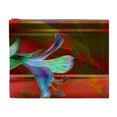 Abstract Fractal Design Digital Wallpaper Graphic Backdrop Cosmetic Bag (xl) by uniart180623