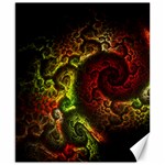 Green And Red Lights Wallpaper Fractal Digital Art Artwork Canvas 8  x 10  8.15 x9.66  Canvas - 1