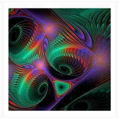 Circle Art 3d Artwork Graphics Vortex Colorful Digital Art Medium Glasses Cloth (2 Sides) by uniart180623