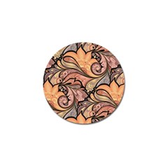 Colorful Paisley Background Artwork Paisley Patterns Golf Ball Marker by uniart180623