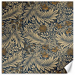 Brown Vintage Background Vintage Floral Pattern Brown Canvas 20  X 20  by uniart180623