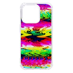 Waves Of Color Iphone 14 Pro Tpu Uv Print Case by uniart180623