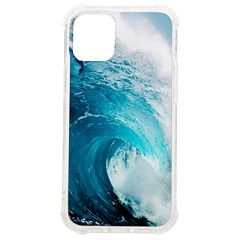 Tsunami Big Blue Wave Ocean Waves Water Iphone 12 Mini Tpu Uv Print Case	 by uniart180623