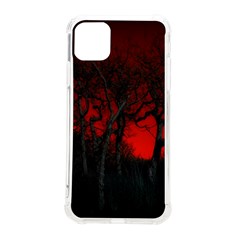 Dark Forest Jungle Plant Black Red Tree Iphone 11 Pro Max 6 5 Inch Tpu Uv Print Case by uniart180623