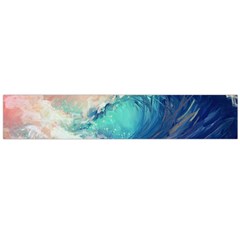 Artistic Wave Sea Large Premium Plush Fleece Scarf  by uniart180623