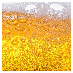 Texture Pattern Macro Glass Of Beer Foam White Yellow Bubble Lightweight Scarf 