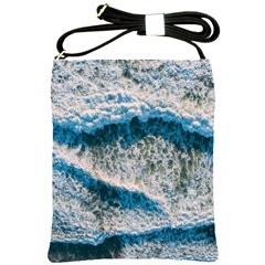 Waves Wave Nature Beach Shoulder Sling Bag by uniart180623