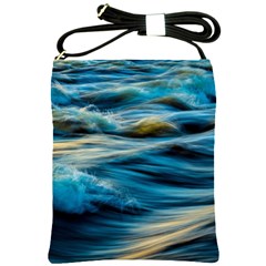 Waves Abstract Waves Abstract Shoulder Sling Bag by uniart180623