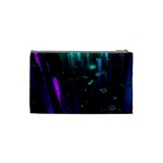 Abstract Building City 3d Cosmetic Bag (Small) Back