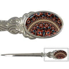 Fractal Floral Ornaments Rings 3d Sphere Floral Pattern Neon Art Letter Opener by uniart180623