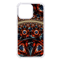 Fractal Floral Ornaments Rings 3d Sphere Floral Pattern Neon Art Iphone 13 Pro Tpu Uv Print Case by uniart180623