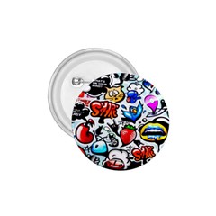 Graffiti Art Cartoon Comic 1 75  Buttons by uniart180623