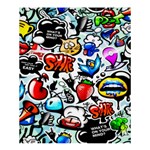 Graffiti Art Cartoon Comic Shower Curtain 60  x 72  (Medium)  60 x72  Curtain