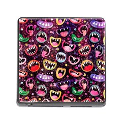 Funny Monster Mouths Memory Card Reader (square 5 Slot) by uniart180623