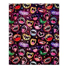 Funny Monster Mouths Shower Curtain 60  X 72  (medium)  by uniart180623