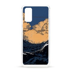 Waves Aesthetic Ocean Retro Sea Vintage Samsung Galaxy S20 6 2 Inch Tpu Uv Case by uniart180623