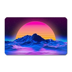 Sun Ultra Artistic 3d Illustration Sunset Magnet (rectangular) by uniart180623