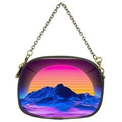 Sun Ultra Artistic 3d Illustration Sunset Chain Purse (two Sides) by uniart180623