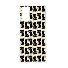 Black Cats And Dots Koteto Cat Pattern Kitty Samsung Galaxy Note 20 Tpu Uv Case by uniart180623