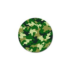 Green Military Background Camouflage Golf Ball Marker by uniart180623