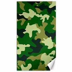 Green Military Background Camouflage Canvas 40  X 72  by uniart180623