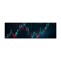 Flag Patterns On Forex Charts Sticker (Bumper)