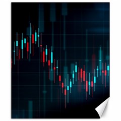 Flag Patterns On Forex Charts Canvas 20  X 24  by uniart180623