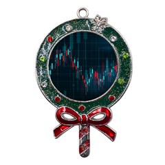 Flag Patterns On Forex Charts Metal X Mas Lollipop with Crystal Ornament