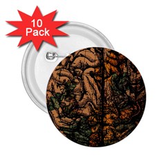 Always On My Mind Tobe Map Places Travel Vintage 2.25  Buttons (10 pack) 