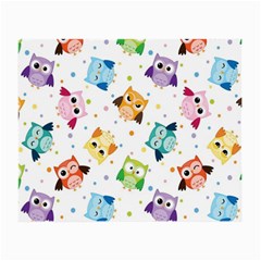 Owl Bird Small Glasses Cloth by uniart180623