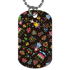 Cartoon Texture Dog Tag (two Sides)