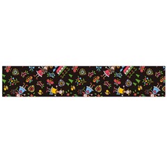 Cartoon Texture Large Premium Plush Fleece Scarf  by uniart180623