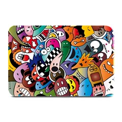 Cartoon Explosion Cartoon Characters Funny Plate Mats by uniart180623