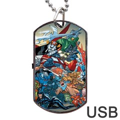 80 s Cartoons Cartoon Masters Of The Universe Dog Tag Usb Flash (one Side)