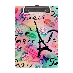 From Paris Abstract Art Pattern A5 Acrylic Clipboard